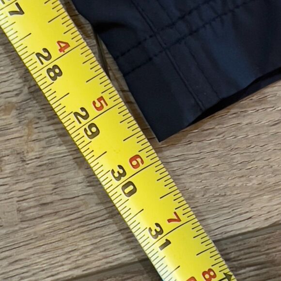 Vintage 90s Nike Track Pants Navy White Drawstring Sports Swoosh Logo Men's XL - Picture 6 of 7